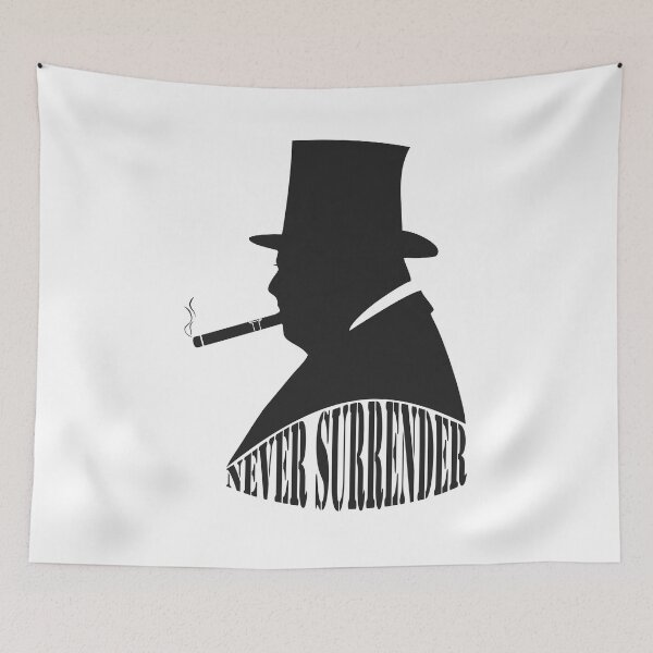 Item preview, Winston Churchill "Never Surrender" designed and sold by BigTime.