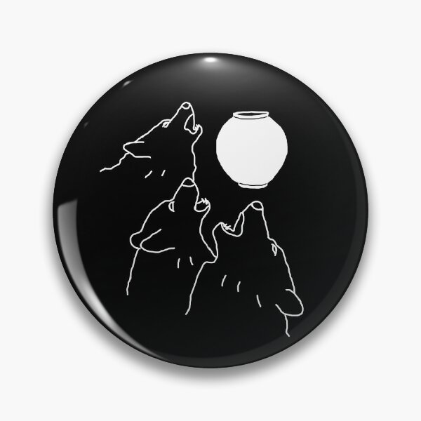 Item preview, Three Wolf Moon Jar designed and sold by ceramicshirts.