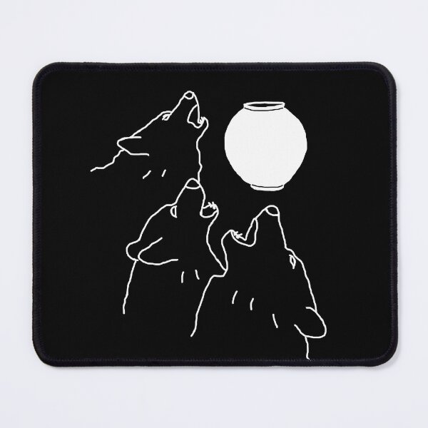 Item preview, Three Wolf Moon Jar designed and sold by ceramicshirts.