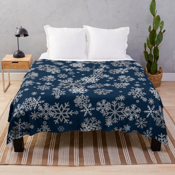 Item preview, Snow is snowing. Deep Blue designed and sold by GoldenPine.