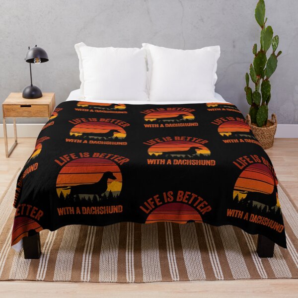 Item preview, Life Is Better With A Dachshund Vintage Country Dog Gift designed and sold by Guarddogdrive.