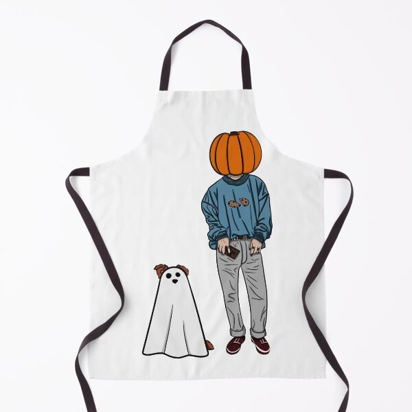 Item preview, A Pumpkin and His Ghost Dog designed and sold by Autumn Fineberg.