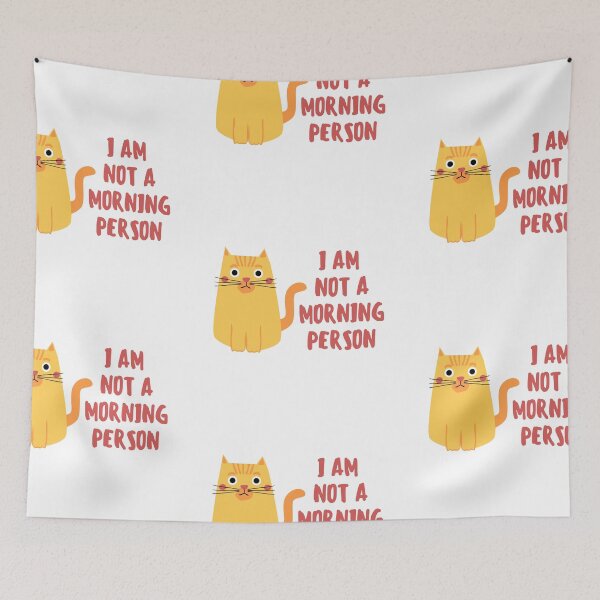 Item preview, I am not a morning person designed and sold by CakmakShop.