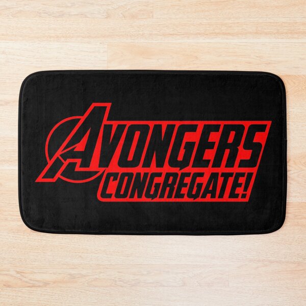 Item preview, AVONGERS CONGREGATE! (Original Bootleg Superheroes logo) designed and sold by frikybomb.