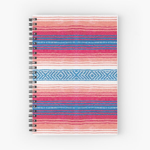 Item preview, Authentic mexican blanket pastel colors pink serape saltillo falsa poncho vibrant color southwest pattern designed and sold by T-Mex.