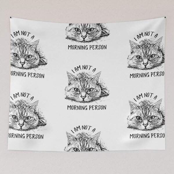 Item preview, I am not a morning person designed and sold by CakmakShop.