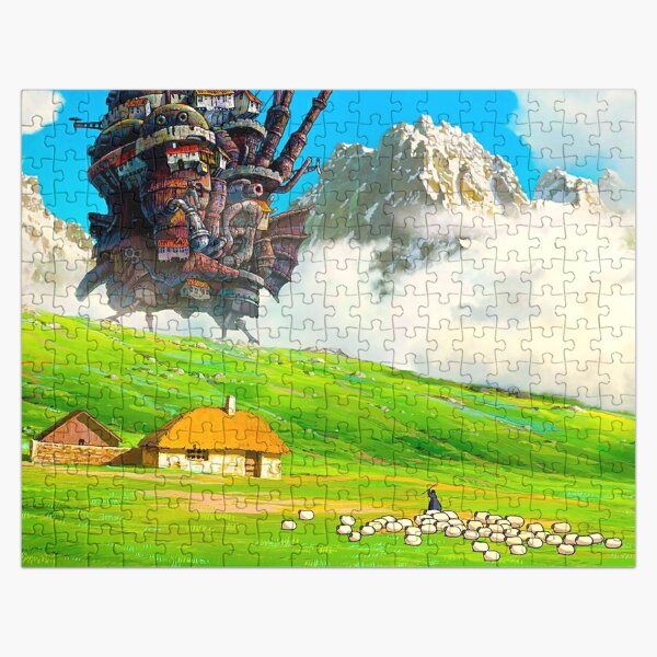 howls moving castle artboard jigsaw puzzle