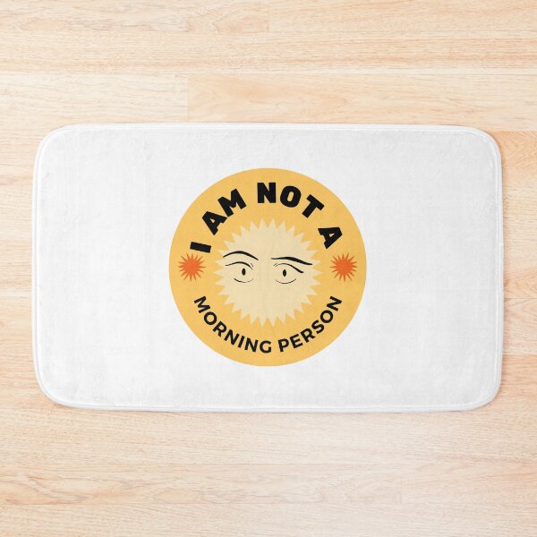 Item preview, I am not a morning person designed and sold by CakmakShop.