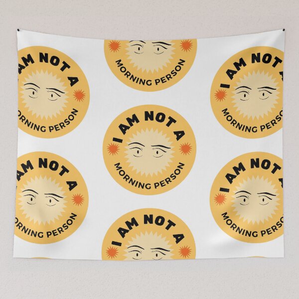 Item preview, I am not a morning person designed and sold by CakmakShop.