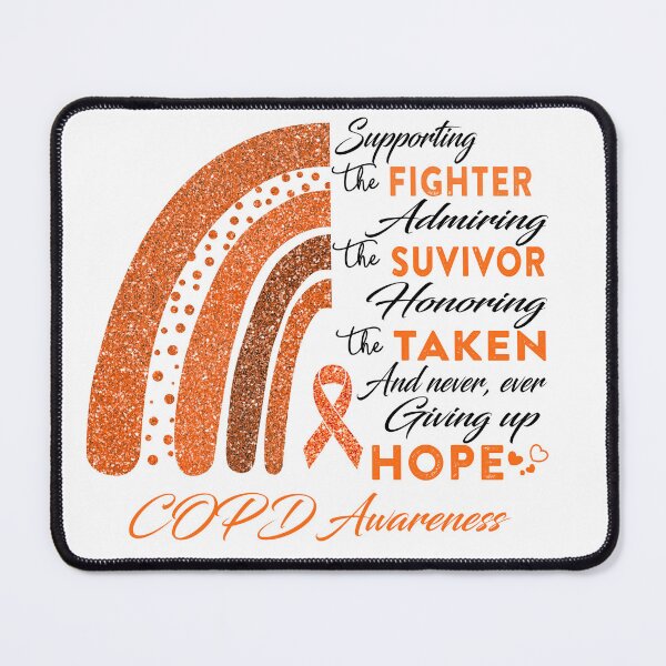 Item preview, COPD Warrior Supporting Fighter  Awareness designed and sold by Gillosina.