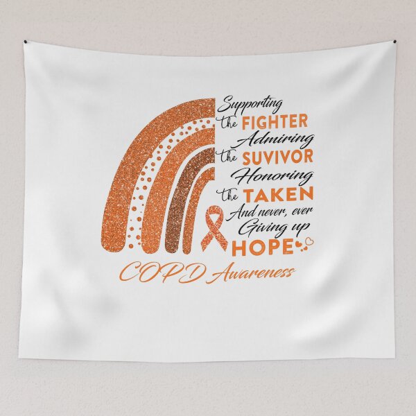 Item preview, COPD Warrior Supporting Fighter  Awareness designed and sold by Gillosina.