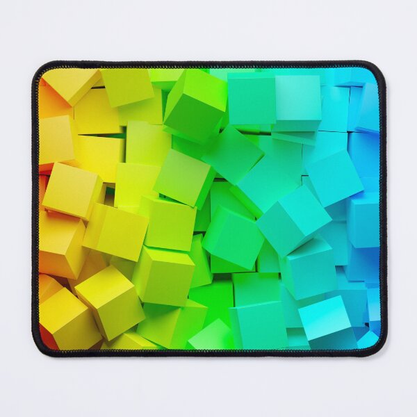 Item preview, Rainbow or spectrum colored cubes designed and sold by UDDesign.
