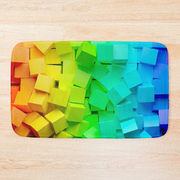 Item preview, Rainbow or spectrum colored cubes designed and sold by UDDesign.