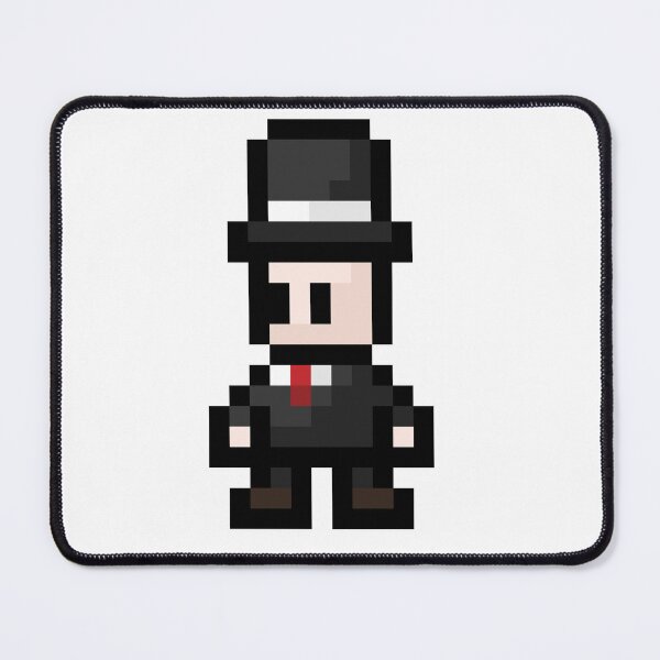 Item preview, Little Top Hat Man Pixel Art for gamers. T-Shirts, Hats, and Stickers. designed and sold by PixelWixel.