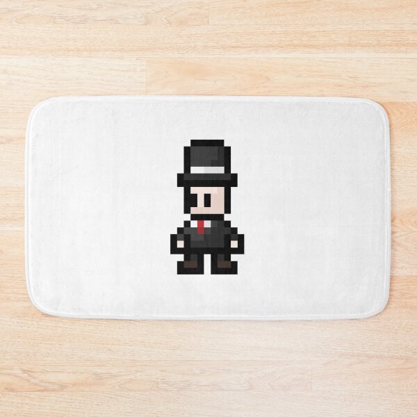Item preview, Little Top Hat Man Pixel Art for gamers. T-Shirts, Hats, and Stickers. designed and sold by PixelWixel.
