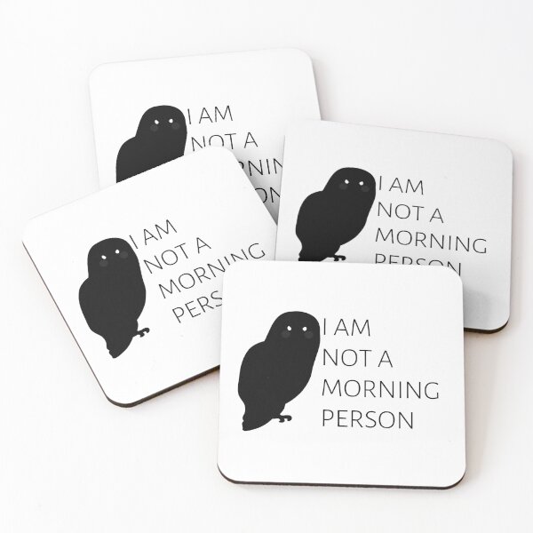Item preview, I am not a morning person designed and sold by CakmakShop.