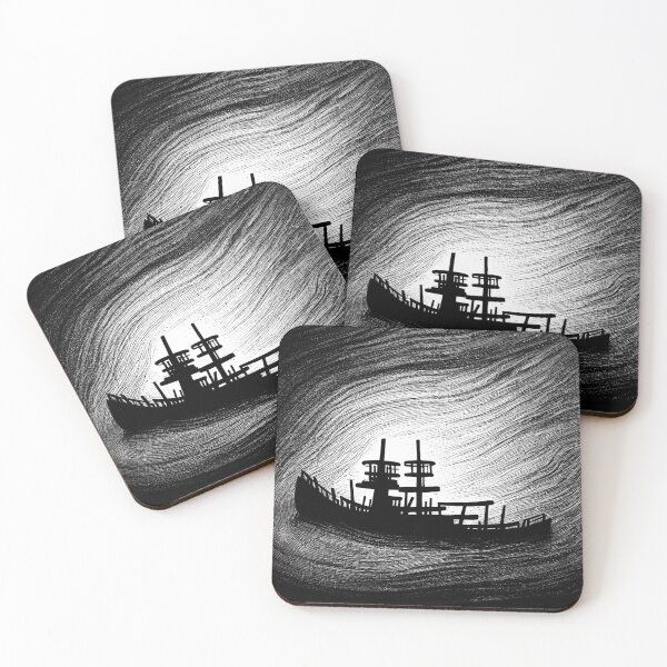 Item preview, Vision of a shipwreck illuminated in the deep designed and sold by Arc1.