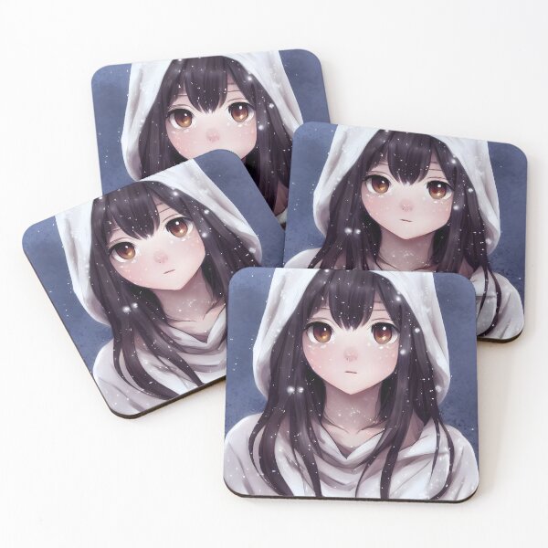 Item preview, Anime girl in a dreamy like scenario designed and sold by Tuko Designs.
