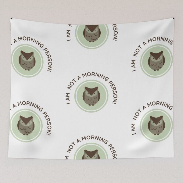 Item preview, I am not a morning person designed and sold by CakmakShop.