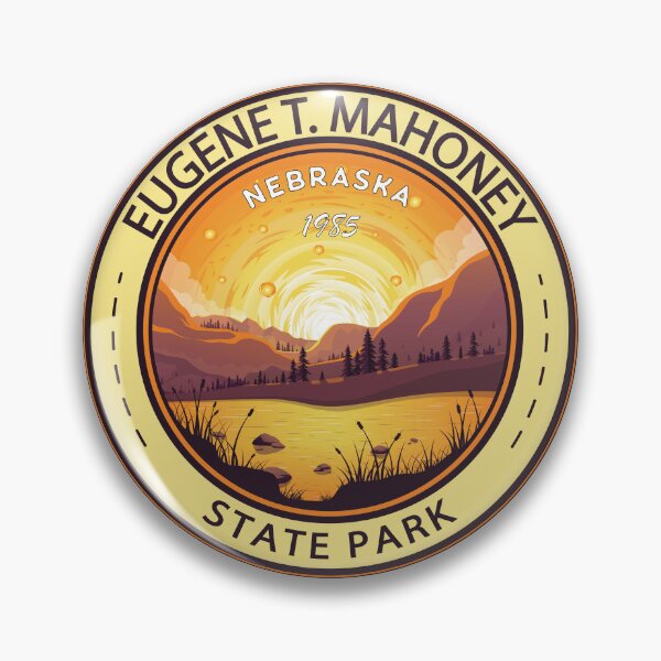Artikelvorschau, Eugene T. Mahoney State Park Nebraska Abzeichen entworfen und verkauft von KrisSidDesigns.