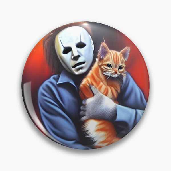 Item preview, Michael Meow Myers Cute Cat and Killer Couple designed and sold by Horrorscape.