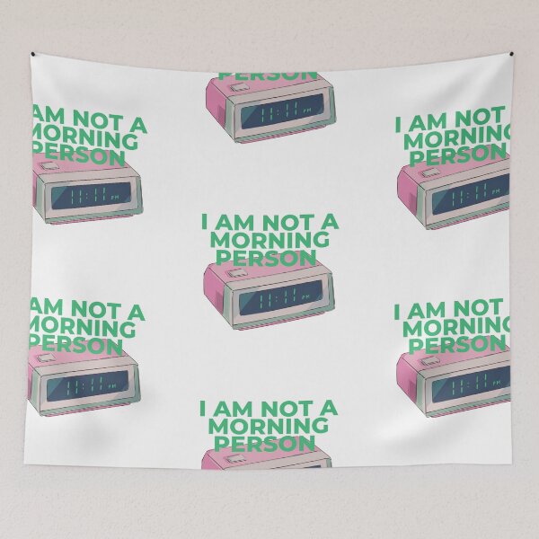 Item preview, I am not a morning person designed and sold by CakmakShop.