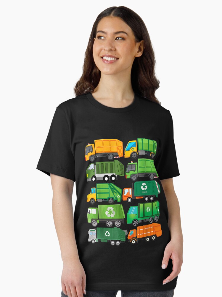 Garbage Day Truck T-Shirt - Waste Disposal Dumpster Tee Garbage Day Truck T-Shirt - Waste Disposal Dumpster Tee