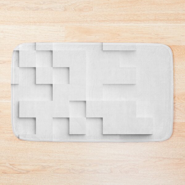 Item preview, Shifted white cube boxes block background wallpaper banner designed and sold by UDDesign.
