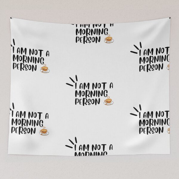 Item preview, I am not a morning person designed and sold by CakmakShop.