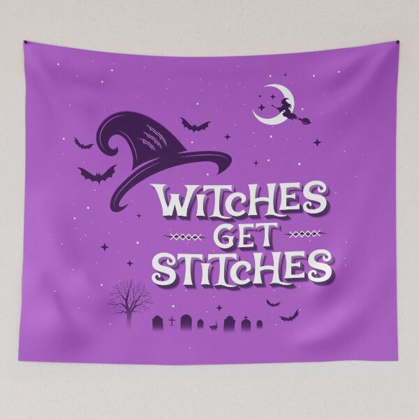 Item preview, Witches Get Stitches designed and sold by Katrina Sutton.