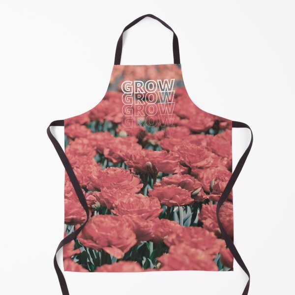 Item preview, GROW (above) - Dreamy Vintage Red Flower Field designed and sold by AliceSLee.