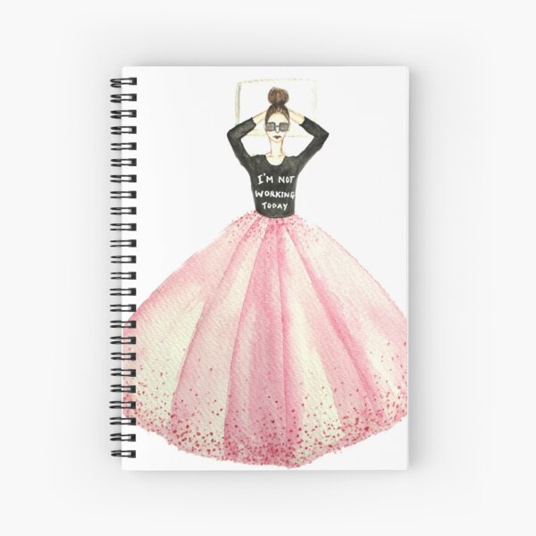 NO working today Spiral Notebook