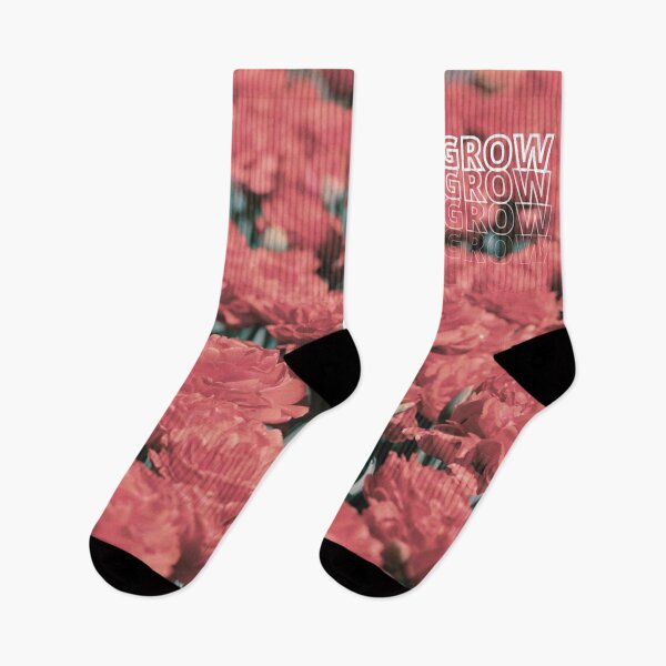 Item preview, GROW (above) - Dreamy Vintage Red Flower Field  designed and sold by AliceSLee.