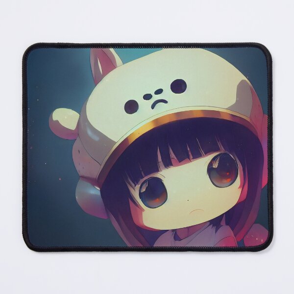 Item preview, Sad cute anime girl wearing a sad hat with fluffy ears designed and sold by Tuko Designs.