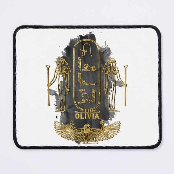Item preview, Olivia your name in old Egyptian hieroglyphics symbols -  Olivia designed and sold by elmanchour.
