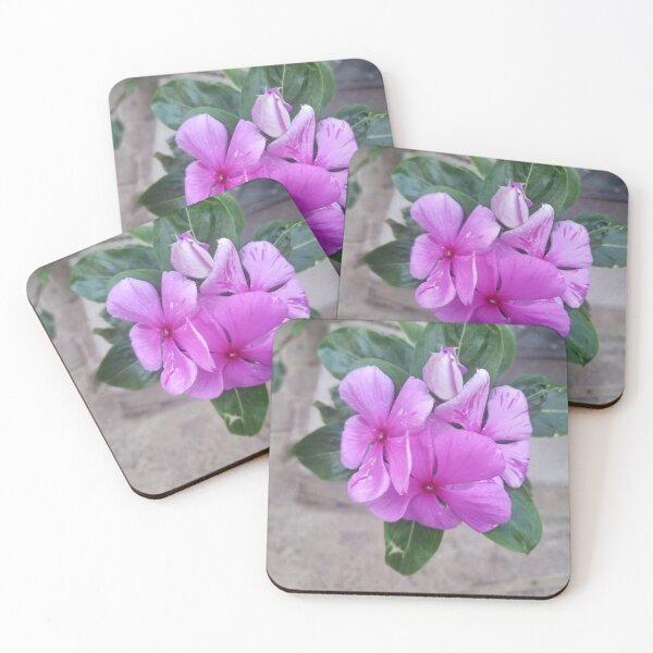 Item preview, Pink periwinkle flowers designed and sold by MusondaNancy.