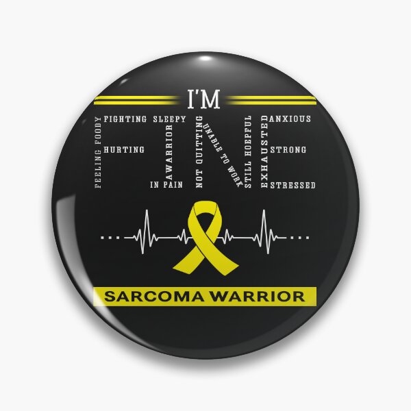 Item preview, I'm Fine Sarcoma Warrior Support Sarcoma Awareness Gifts designed and sold by rechardtee.