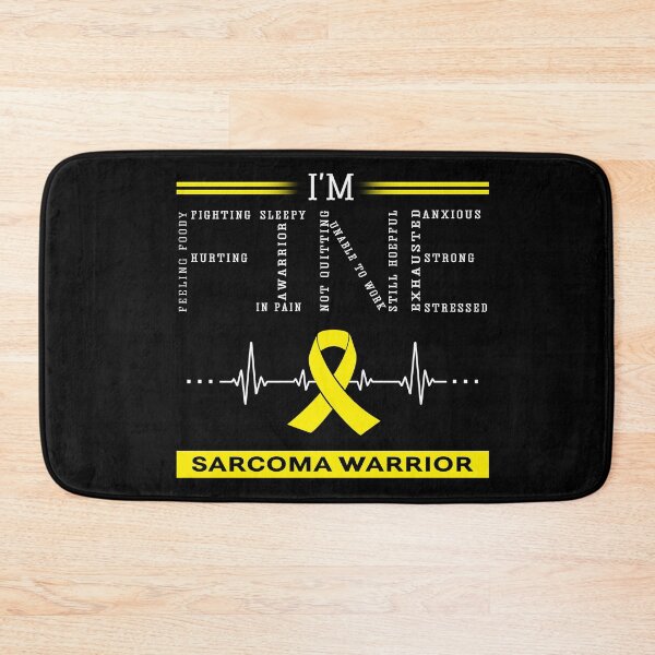 Item preview, I'm Fine Sarcoma Warrior Support Sarcoma Awareness Gifts designed and sold by rechardtee.
