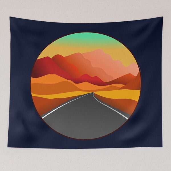 Item preview, Fall Road and Mountains designed and sold by Arianna Khalil.