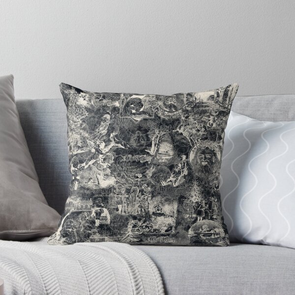 Item preview, Indigo Romantic Angels Flowers French Vintage Christmas Toile Design designed and sold by IZiets.
