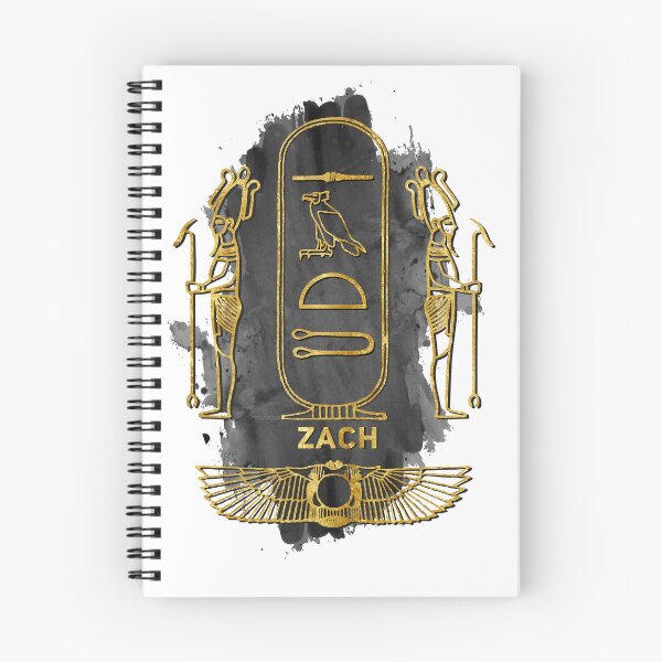 Item preview, Zach your name in old Egyptian hieroglyphics symbols -  Zach designed and sold by elmanchour.