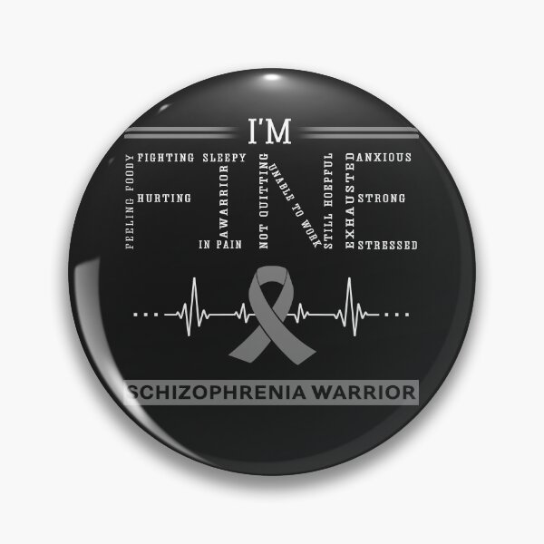 Item preview, I'm Fine Schizophrenia Warrior Support Schizophrenia Awareness Gifts designed and sold by rechardtee.
