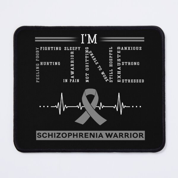 Item preview, I'm Fine Schizophrenia Warrior Support Schizophrenia Awareness Gifts designed and sold by rechardtee.
