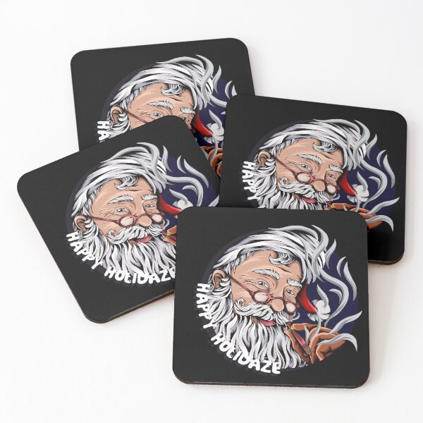 Artikelvorschau, Frohe Feiertage – Weihnachtsmann-Hipster mit stumpfem Spliff entworfen und verkauft von AwakenedSoul.
