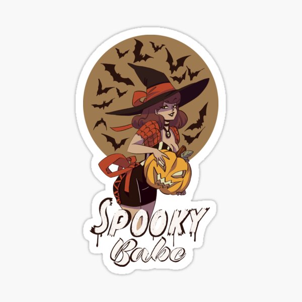 spooky babe Sticker
