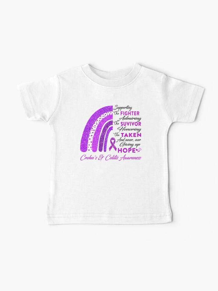 Crohn's And Colitis Awareness Supporting The Fighters Tee Crohn's And Colitis Awareness Supporting The Fighters Tee