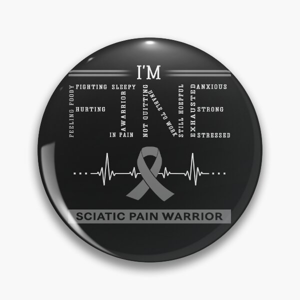 Item preview, I'm Fine Sciatic Pain Warrior Support Sciatic Pain Awareness Gifts designed and sold by rechardtee.