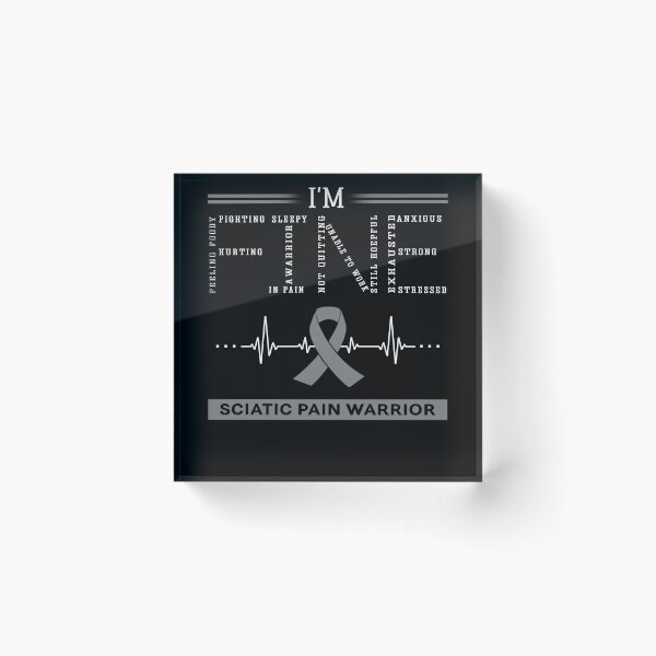 Item preview, I'm Fine Sciatic Pain Warrior Support Sciatic Pain Awareness Gifts designed and sold by rechardtee.