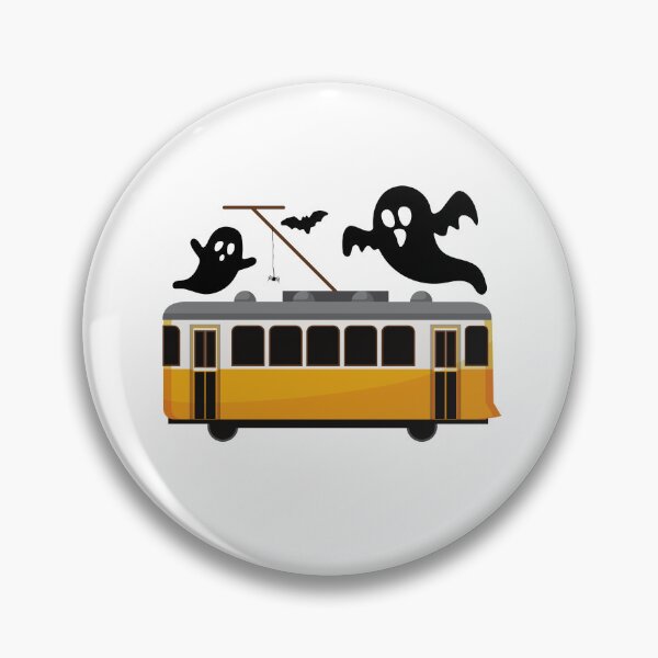 Item preview, Ghost Tram sticker designed and sold by argentdesignco.