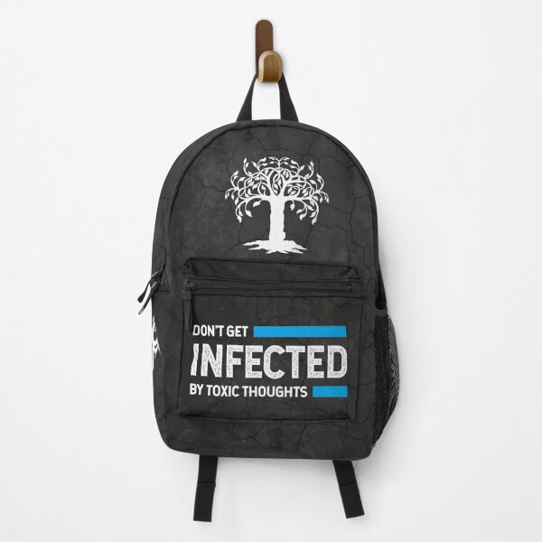 Item preview, Don't get infected by toxic thoughts for daily motivation designed and sold by TheLuckyShirts.